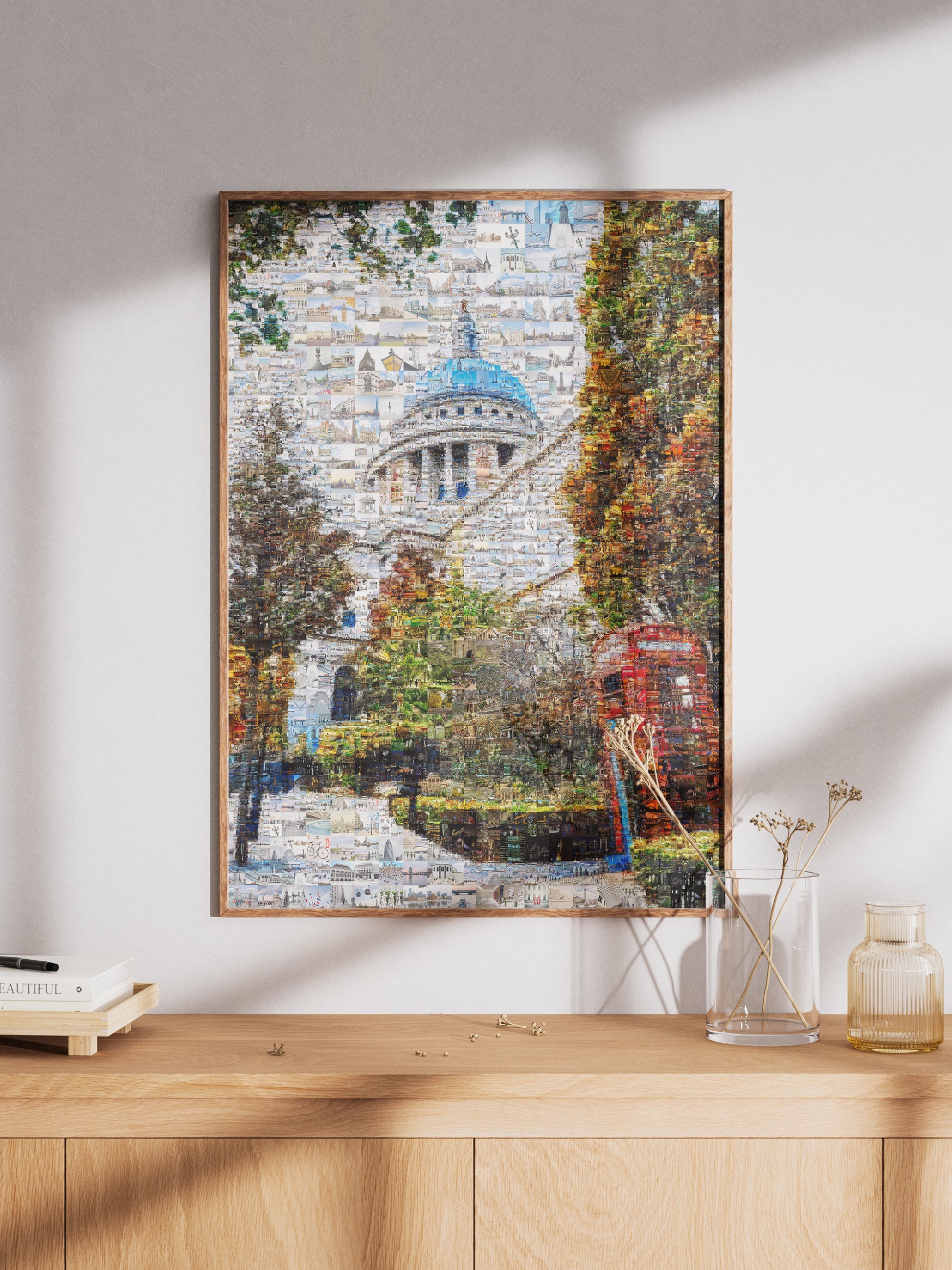 Stunning London Mosaic Art Print - Iconic Cityscapes & Landmarks - Perfect Wall Décor for Home or Office AtelierMosaics