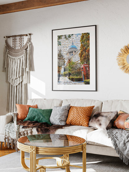 Stunning London Mosaic Art Print - Iconic Cityscapes & Landmarks - Perfect Wall Décor for Home or Office AtelierMosaics