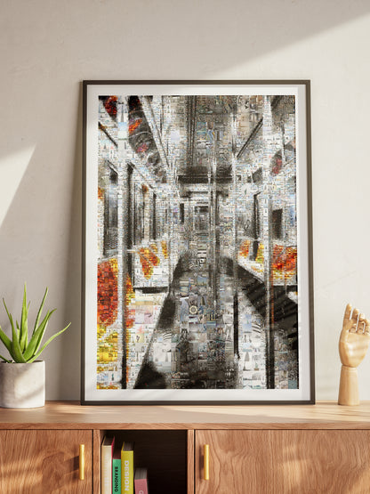Stunning Subway Mosaic Art: Captivating Urban Landscape for Modern Decor AtelierMosaics