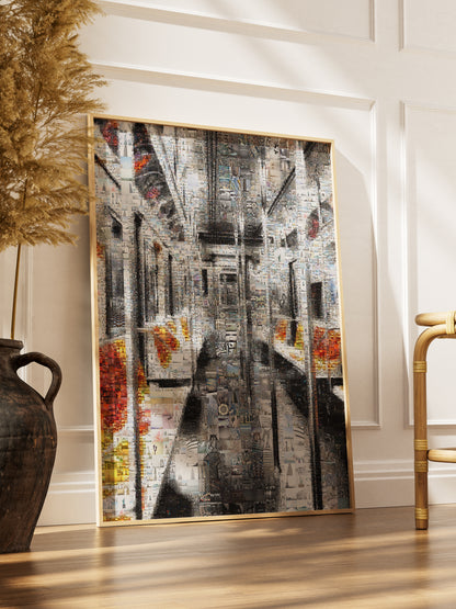 Stunning Subway Mosaic Art: Captivating Urban Landscape for Modern Decor AtelierMosaics