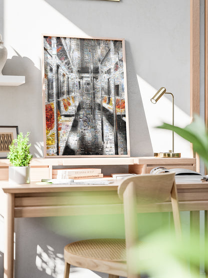 Stunning Subway Mosaic Art: Captivating Urban Landscape for Modern Decor AtelierMosaics