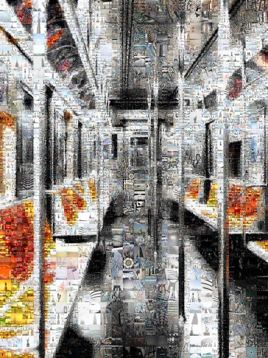 Stunning Subway Mosaic Art: Captivating Urban Landscape for Modern Decor AtelierMosaics