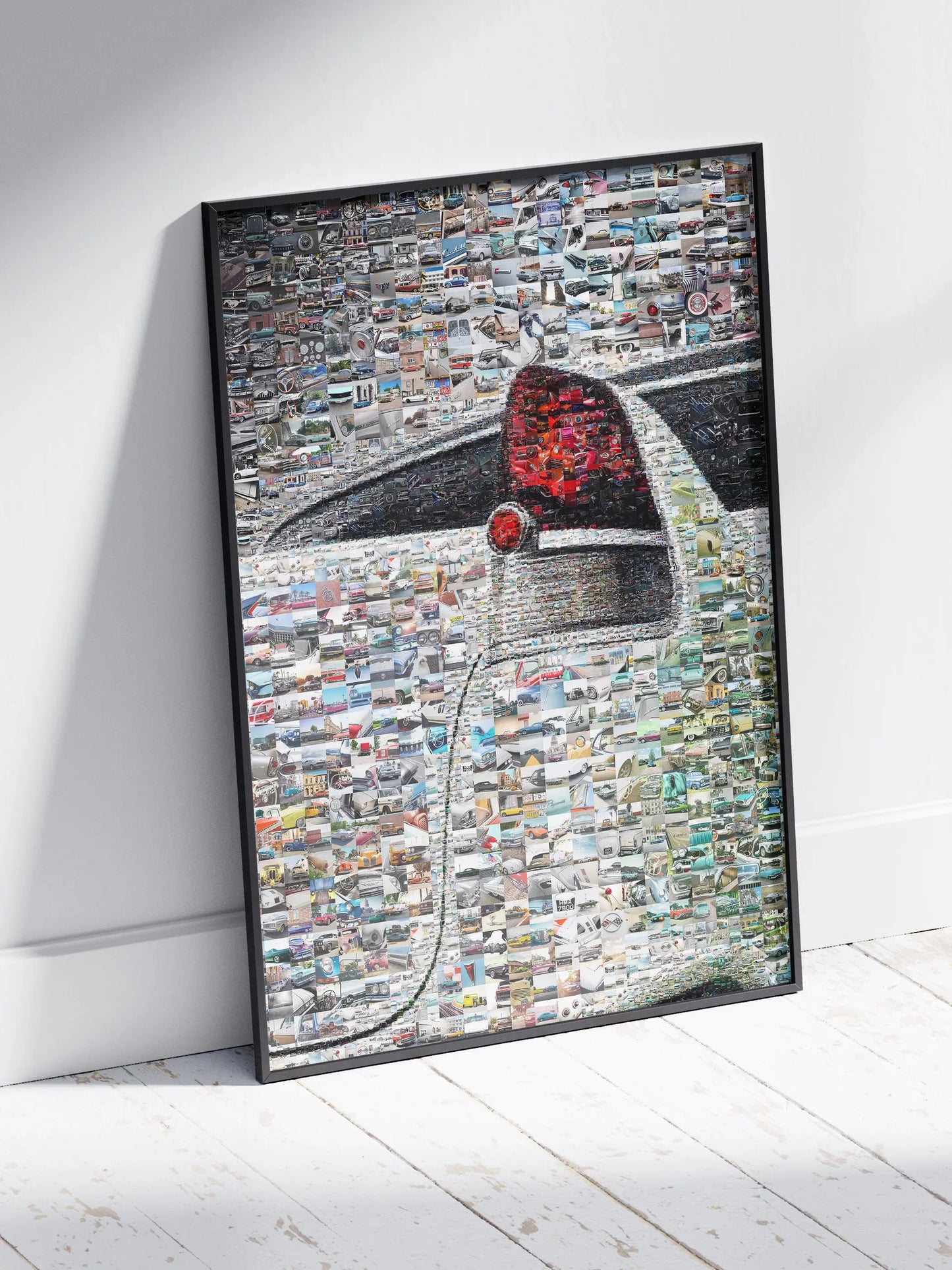 Stunning Automotive Mosaic Art - Unique Car-Themed Wall Decor for Auto Enthusiasts AtelierMosaics