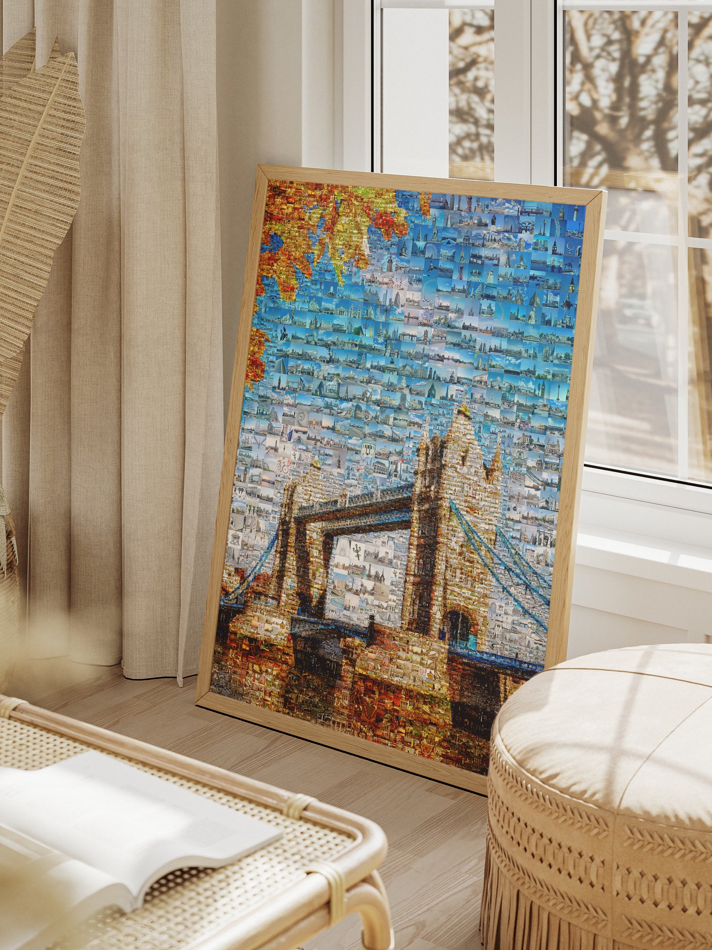 Stunning London Mosaic Artwork - Iconic Tower Bridge and Cityscape Collection AtelierMosaics