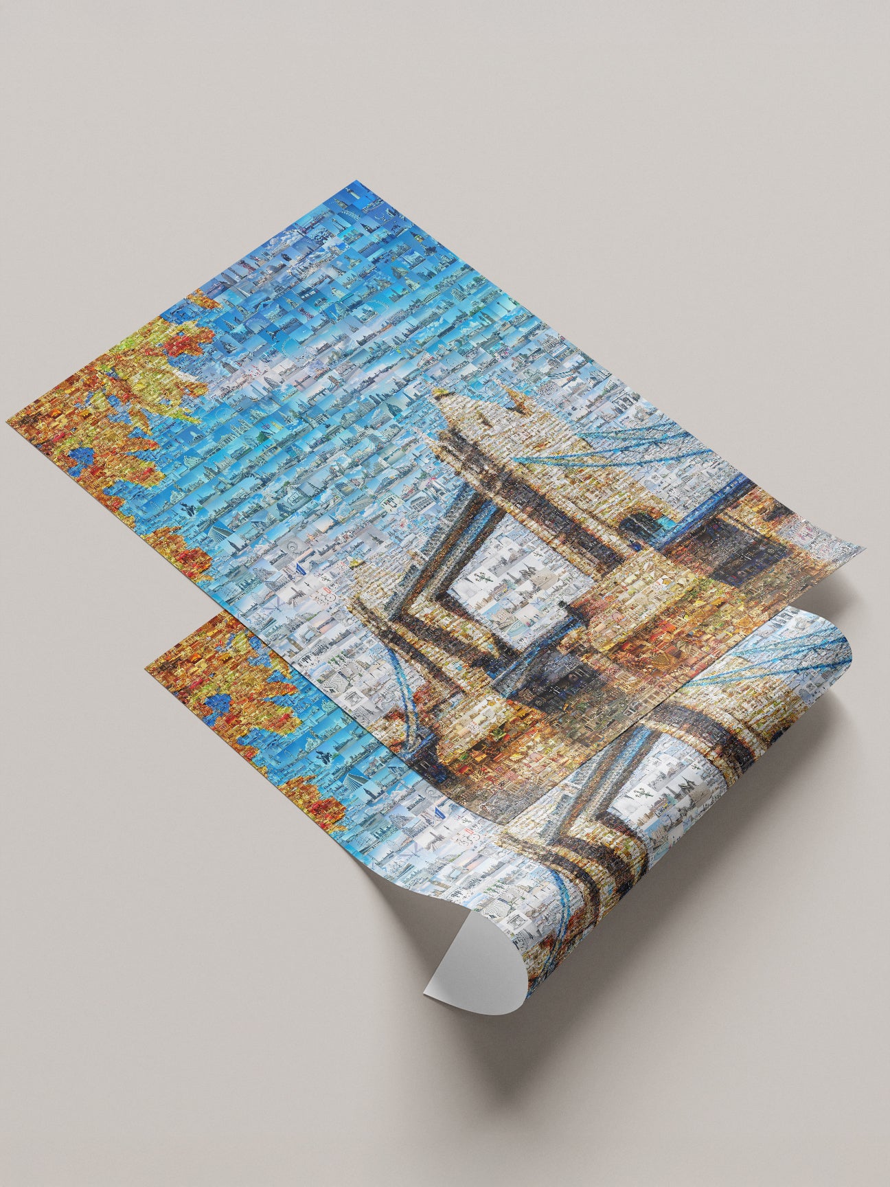 Stunning London Mosaic Artwork - Iconic Tower Bridge and Cityscape Collection AtelierMosaics