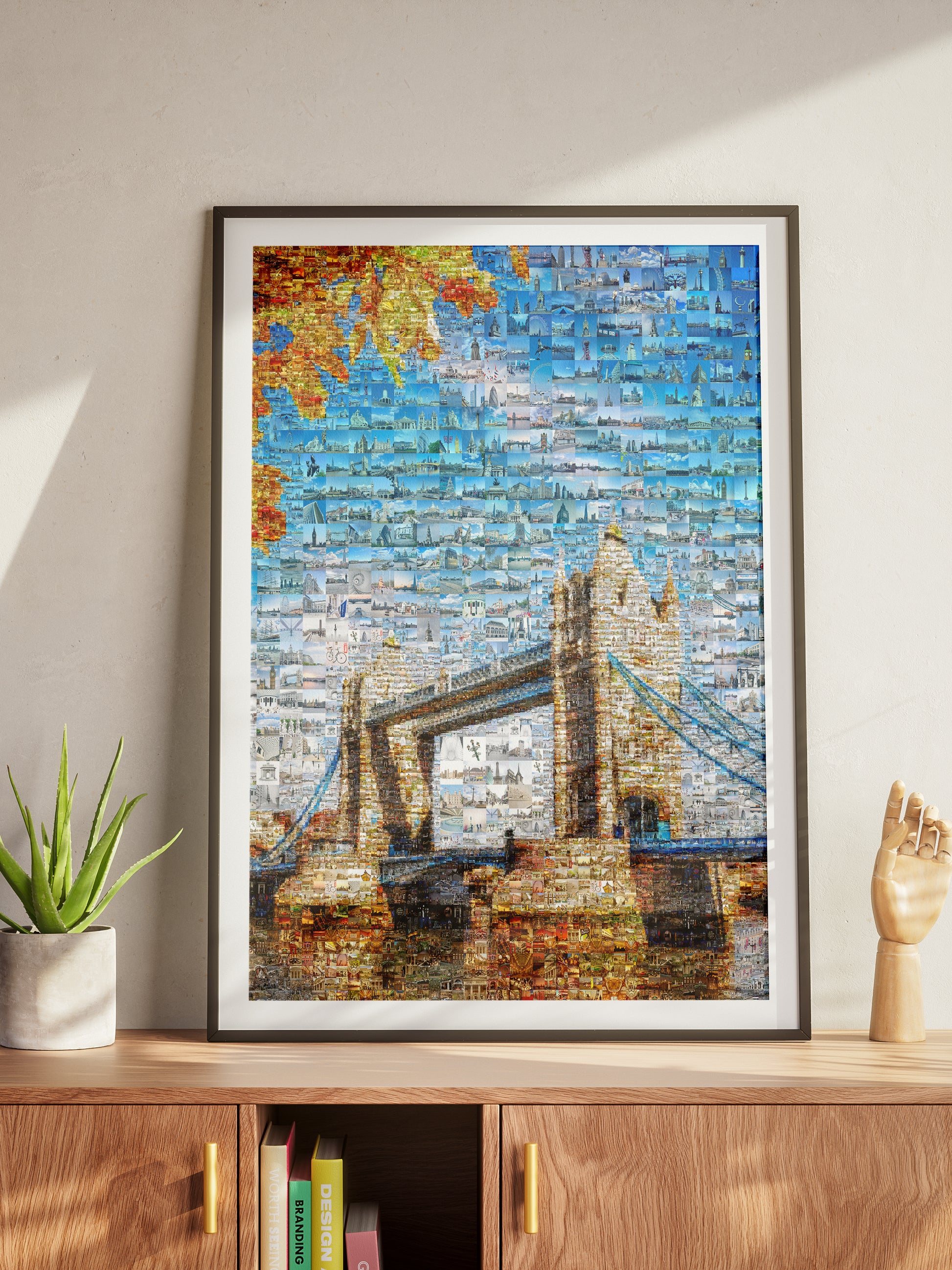 Stunning London Mosaic Artwork - Iconic Tower Bridge and Cityscape Collection AtelierMosaics