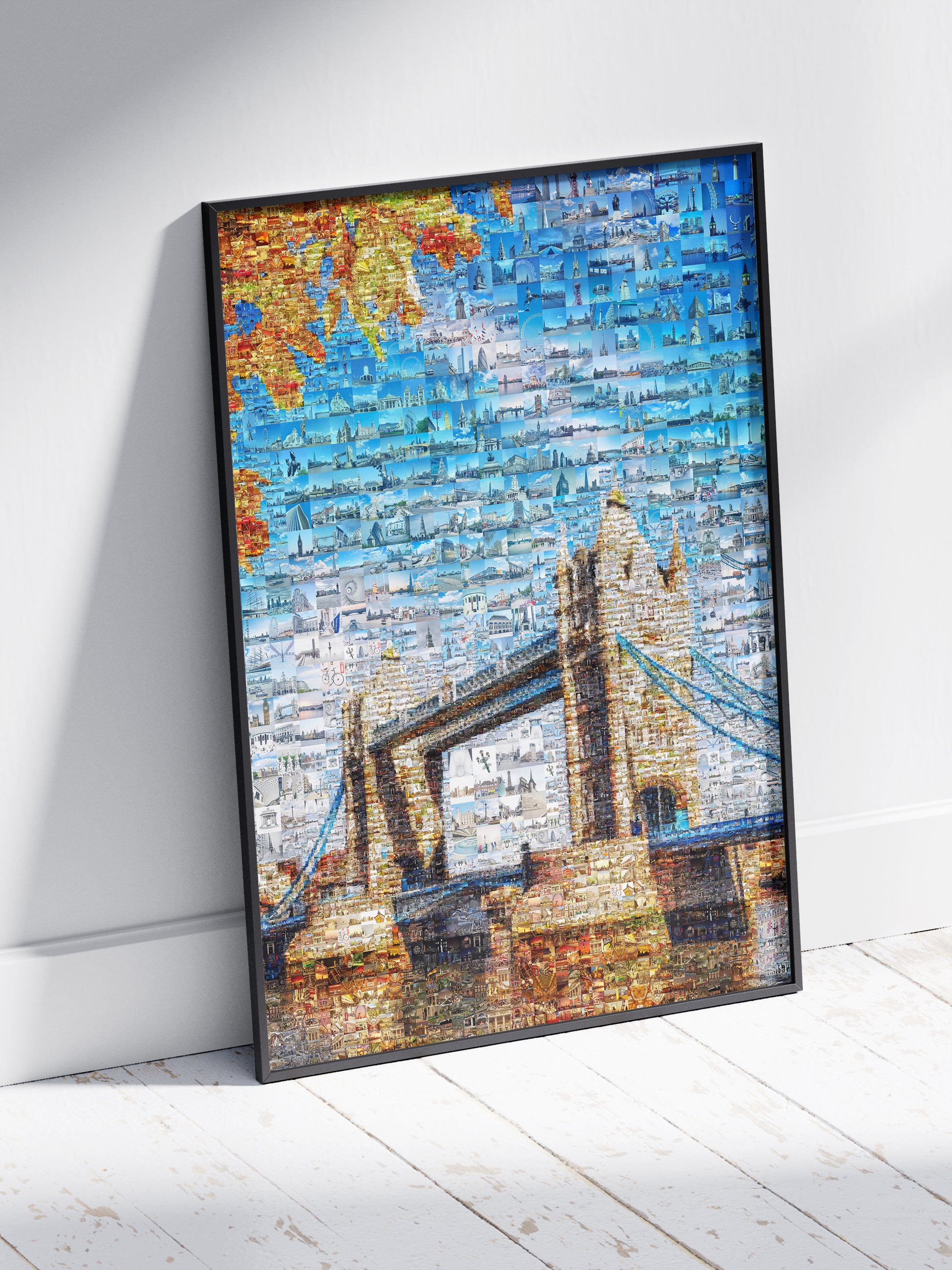 Stunning London Mosaic Artwork - Iconic Tower Bridge and Cityscape Collection AtelierMosaics