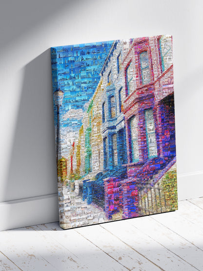 Stunning London Mosaic Artwork - Vibrant Cityscape Collage for Home Décor AtelierMosaics