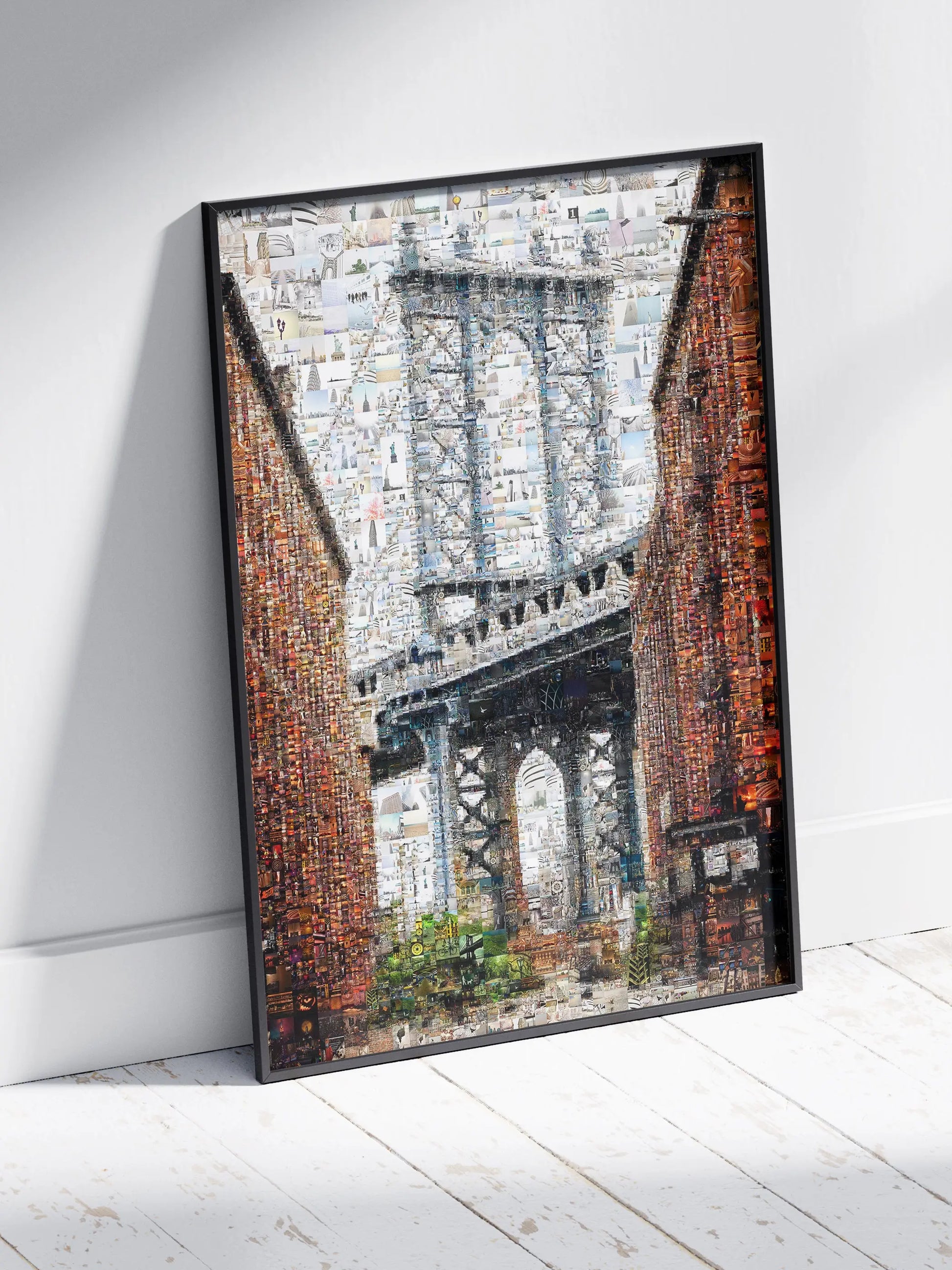 Stunning Brooklyn Bridge Mosaic Art - Unique Wall Decor for Home and Office AtelierMosaics