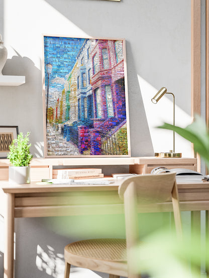 Stunning London Mosaic Artwork - Vibrant Cityscape Collage for Home Décor AtelierMosaics