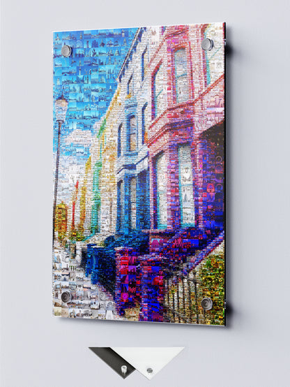Stunning London Mosaic Artwork - Vibrant Cityscape Collage for Home Décor AtelierMosaics