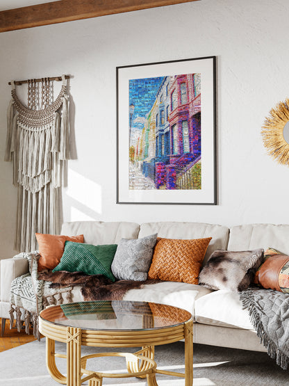 Stunning London Mosaic Artwork - Vibrant Cityscape Collage for Home Décor AtelierMosaics