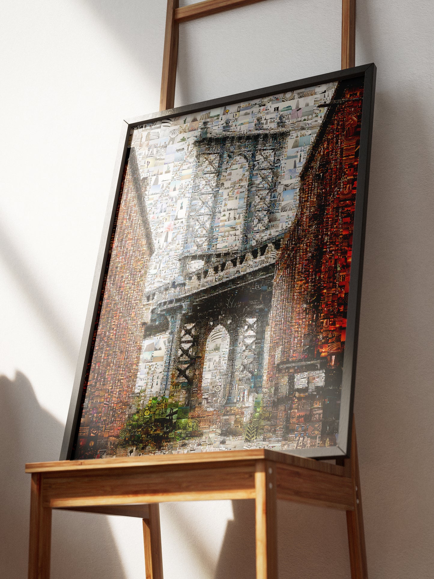 Stunning Brooklyn Bridge Mosaic Art - Unique Wall Decor for Home and Office AtelierMosaics