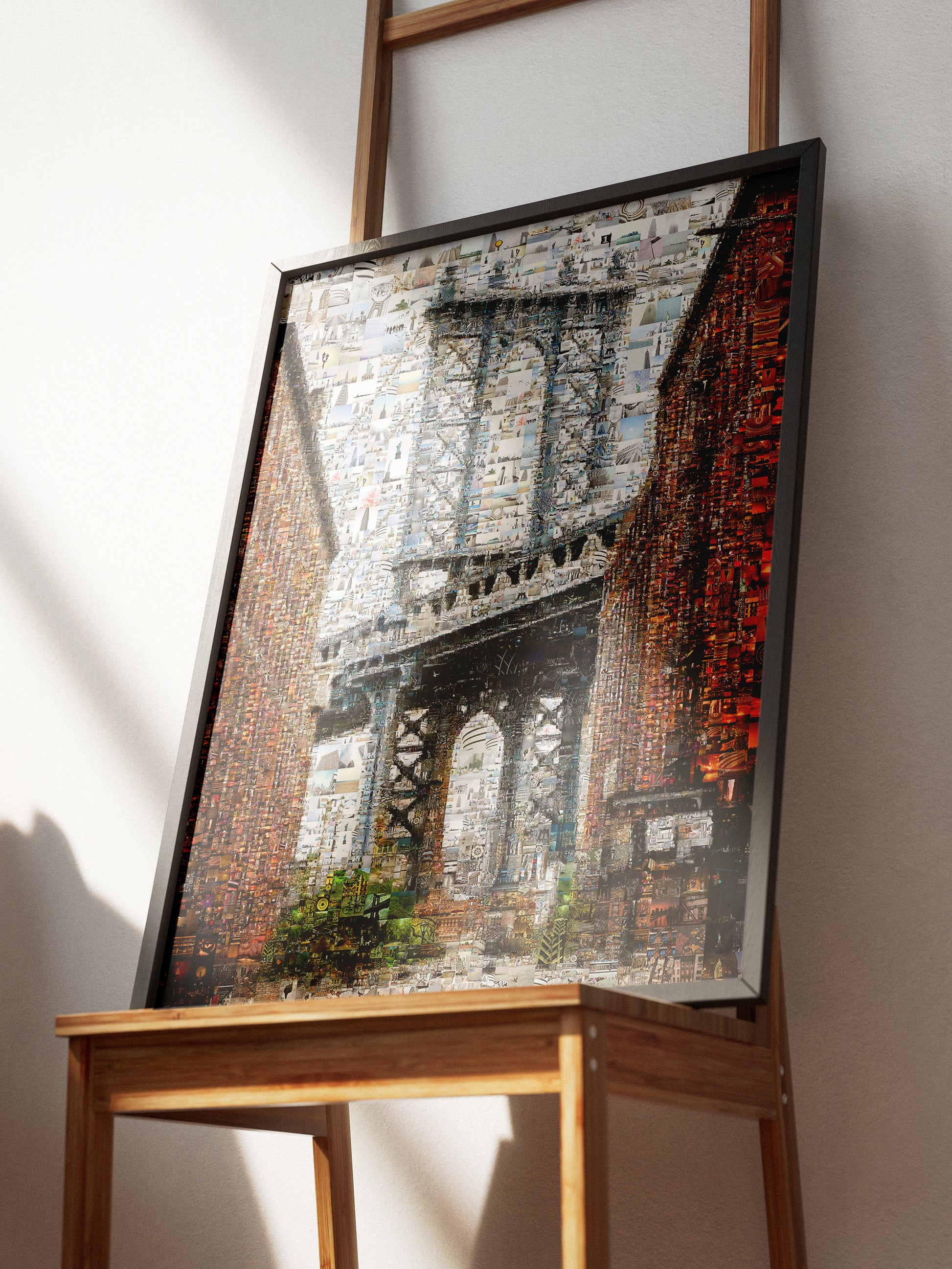 Stunning Brooklyn Bridge Mosaic Art - Unique Wall Decor for Home and Office AtelierMosaics