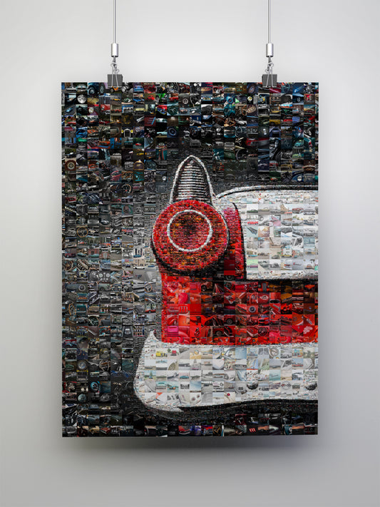 Stunning Vintage Car Mosaic Art - Unique Wall Decor for Car Lovers and Collectors AtelierMosaics