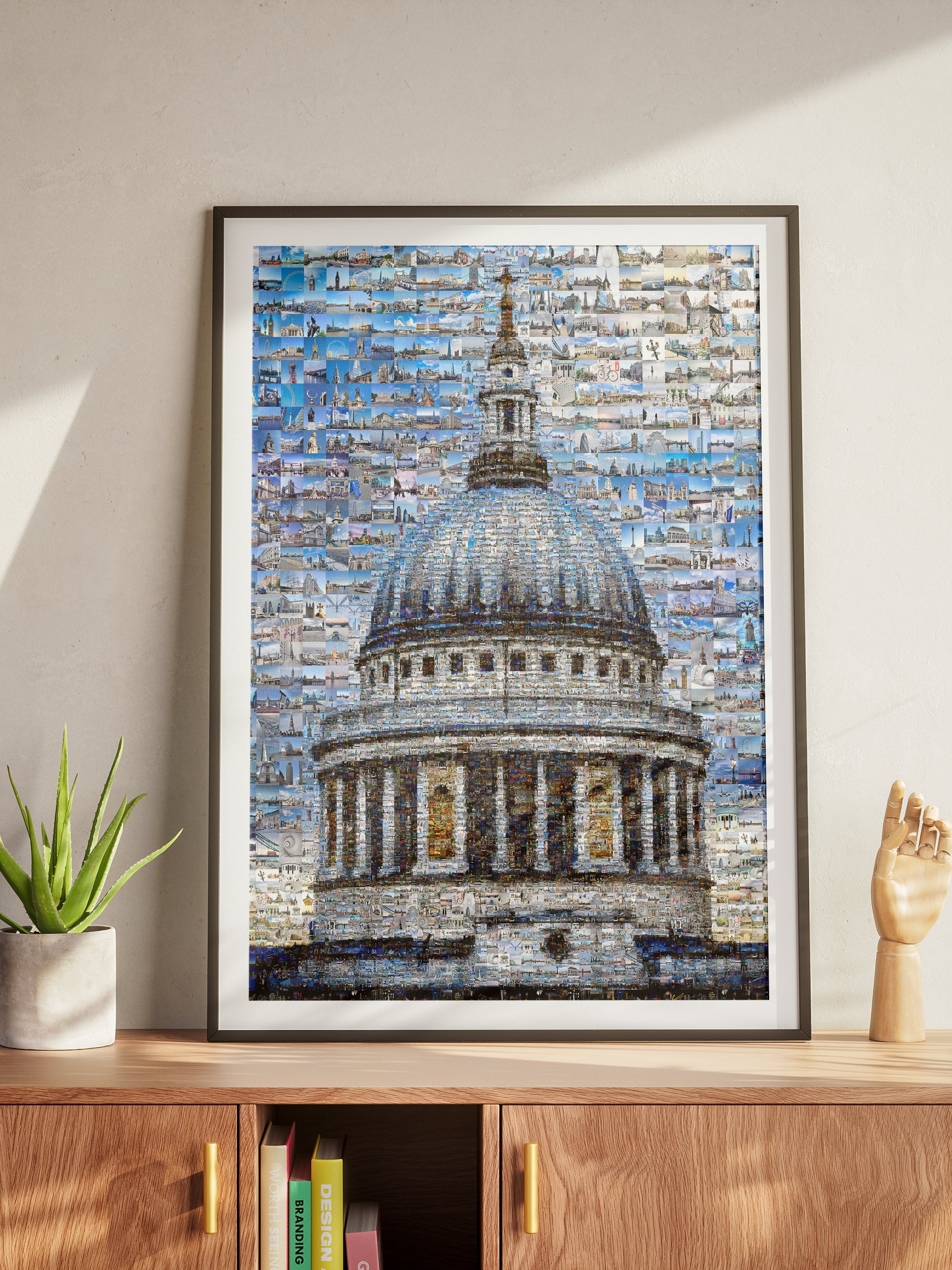 Stunning London Mosaic Artwork - Iconic St. Paul's Cathedral in Vibrant Detail AtelierMosaics