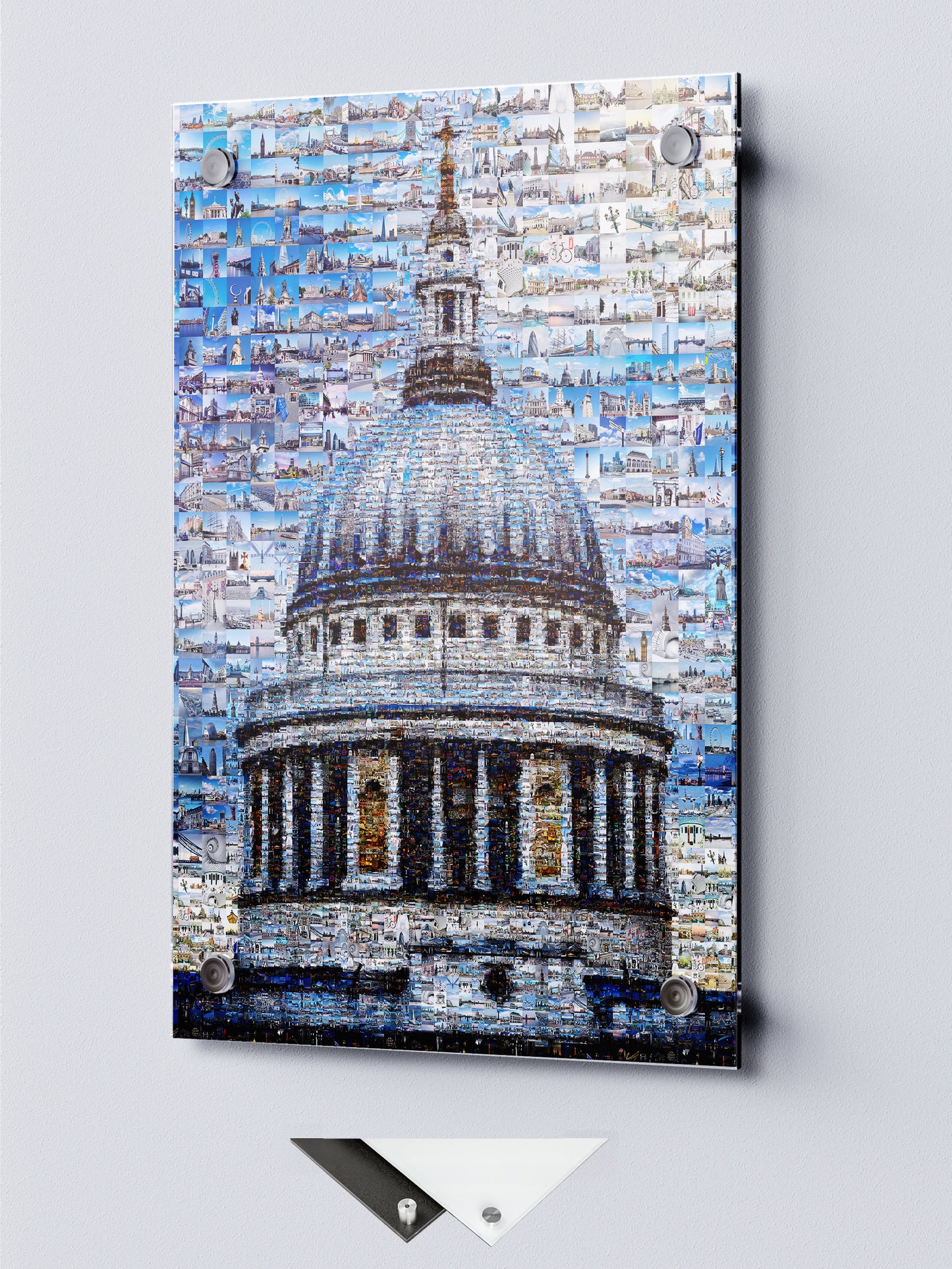 Stunning London Mosaic Artwork - Iconic St. Paul's Cathedral in Vibrant Detail AtelierMosaics
