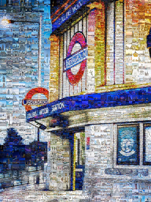 Stunning London Underground Mosaic Artwork - Unique Urban Decor for Your Home AtelierMosaics