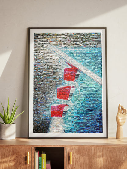 Stunning Automotive Mosaic Art - Unique Wall Décor for Car Enthusiasts and Art Lovers AtelierMosaics