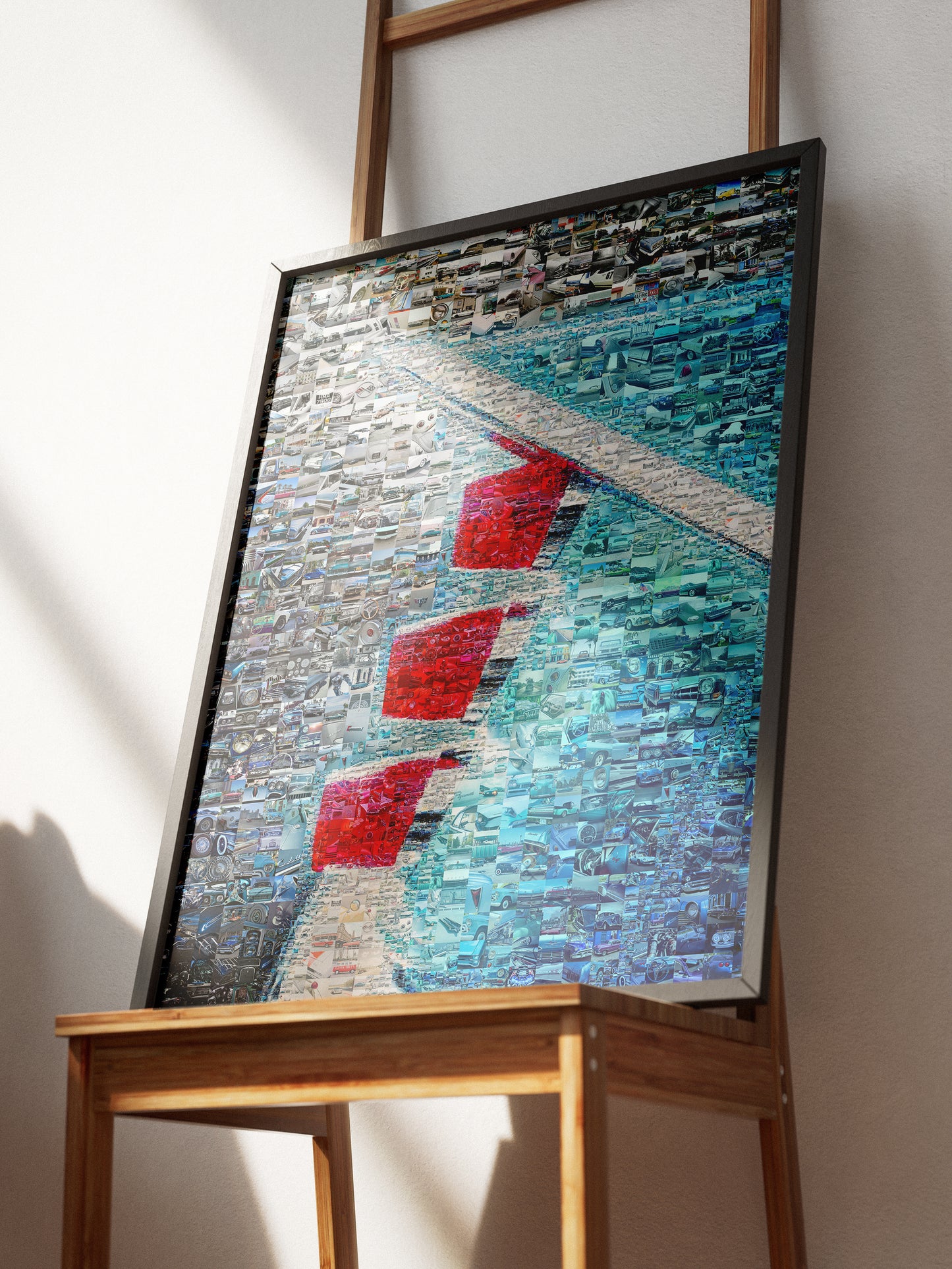 Stunning Automotive Mosaic Art - Unique Wall Décor for Car Enthusiasts and Art Lovers AtelierMosaics