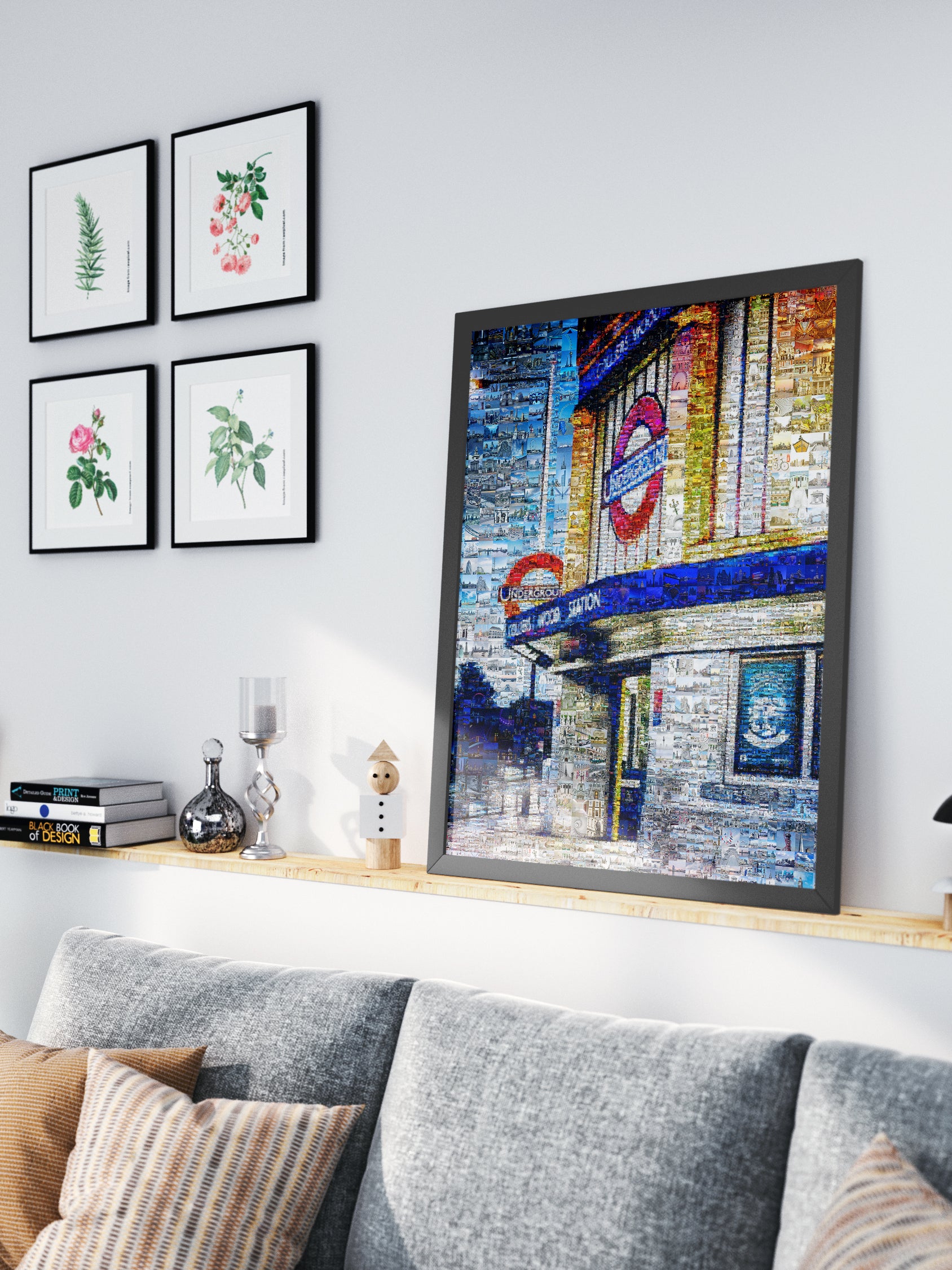 Stunning London Underground Mosaic Artwork - Unique Urban Decor for Your Home AtelierMosaics