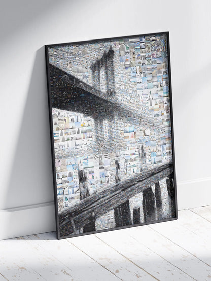 Stunning Mosaic Artwork of Iconic Bridges - Unique Wall Decor for Modern Spaces AtelierMosaics
