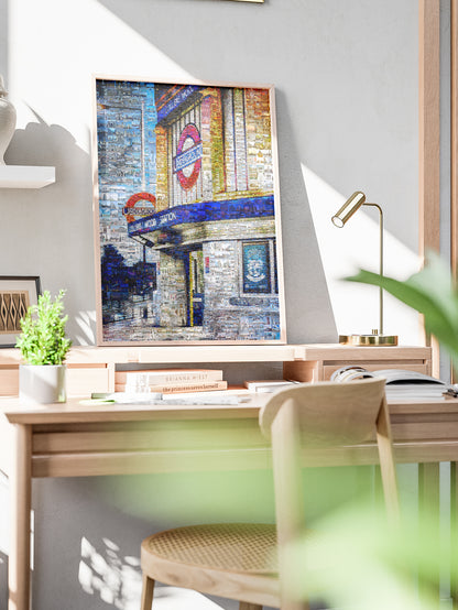Stunning London Underground Mosaic Artwork - Unique Urban Decor for Your Home AtelierMosaics