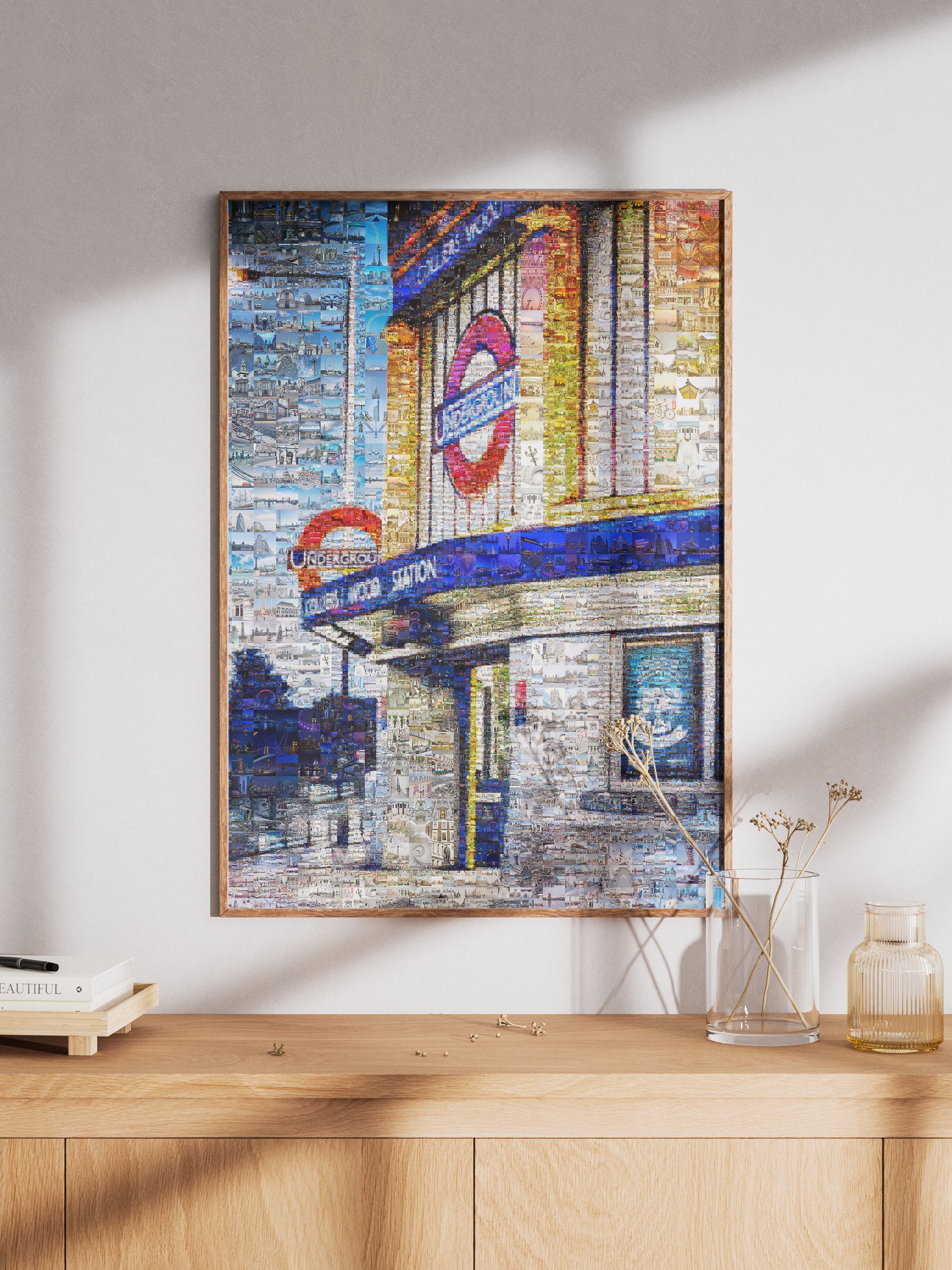 Stunning London Underground Mosaic Artwork - Unique Urban Decor for Your Home AtelierMosaics
