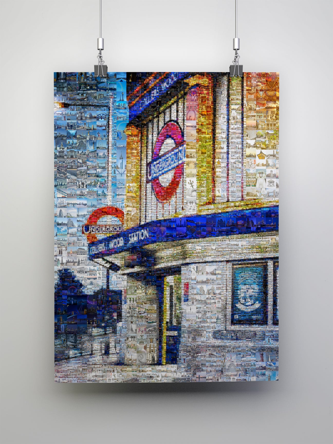 Stunning London Underground Mosaic Artwork - Unique Urban Decor for Your Home AtelierMosaics