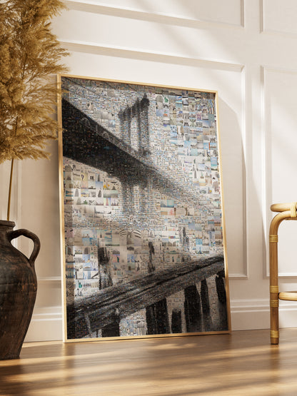 Stunning Mosaic Artwork of Iconic Bridges - Unique Wall Decor for Modern Spaces AtelierMosaics