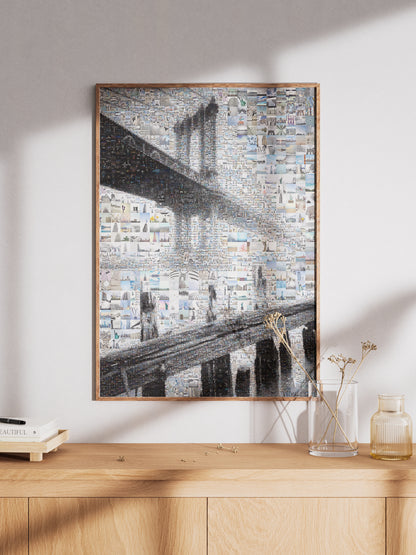 Stunning Mosaic Artwork of Iconic Bridges - Unique Wall Decor for Modern Spaces AtelierMosaics
