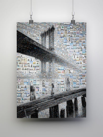 Stunning Mosaic Artwork of Iconic Bridges - Unique Wall Decor for Modern Spaces AtelierMosaics