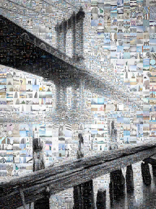 Stunning Mosaic Artwork of Iconic Bridges - Unique Wall Decor for Modern Spaces AtelierMosaics