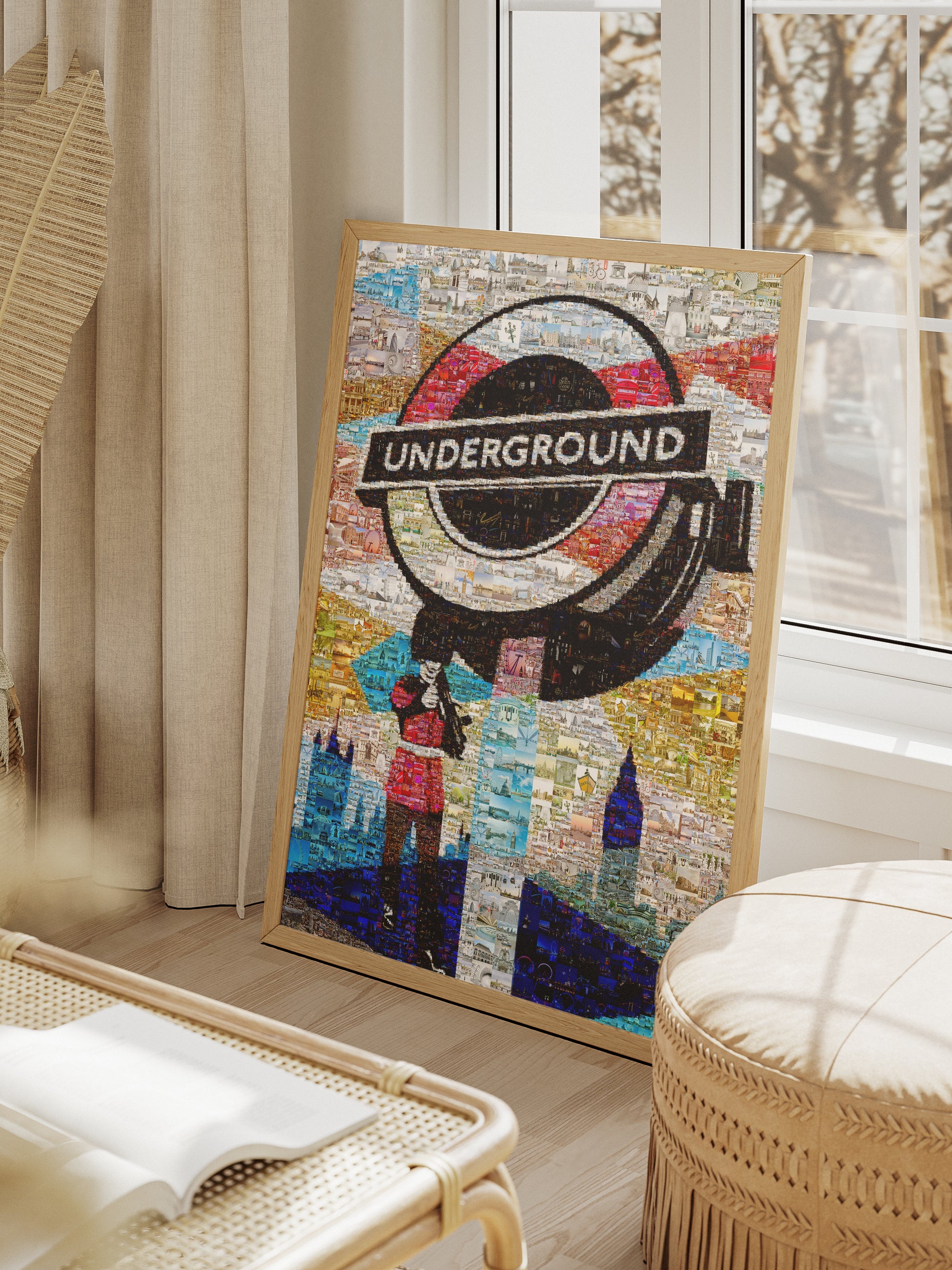 Stunning London Underground Mosaic Artwork | Unique Wall Decor for London Lovers AtelierMosaics