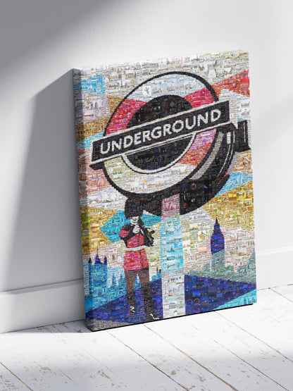 Stunning London Underground Mosaic Artwork | Unique Wall Decor for London Lovers AtelierMosaics