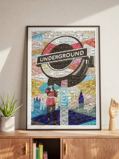 Stunning London Underground Mosaic Artwork | Unique Wall Decor for London Lovers AtelierMosaics