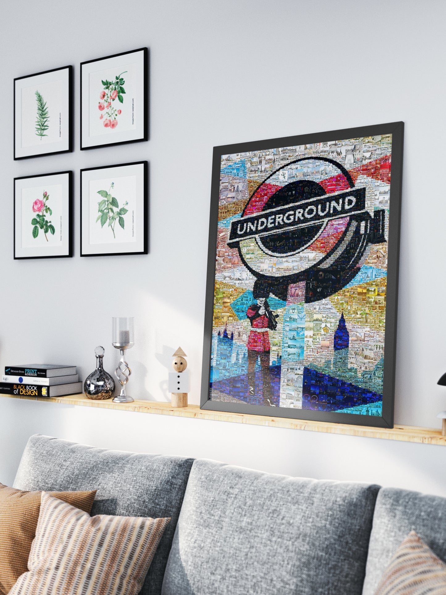 Stunning London Underground Mosaic Artwork | Unique Wall Decor for London Lovers AtelierMosaics