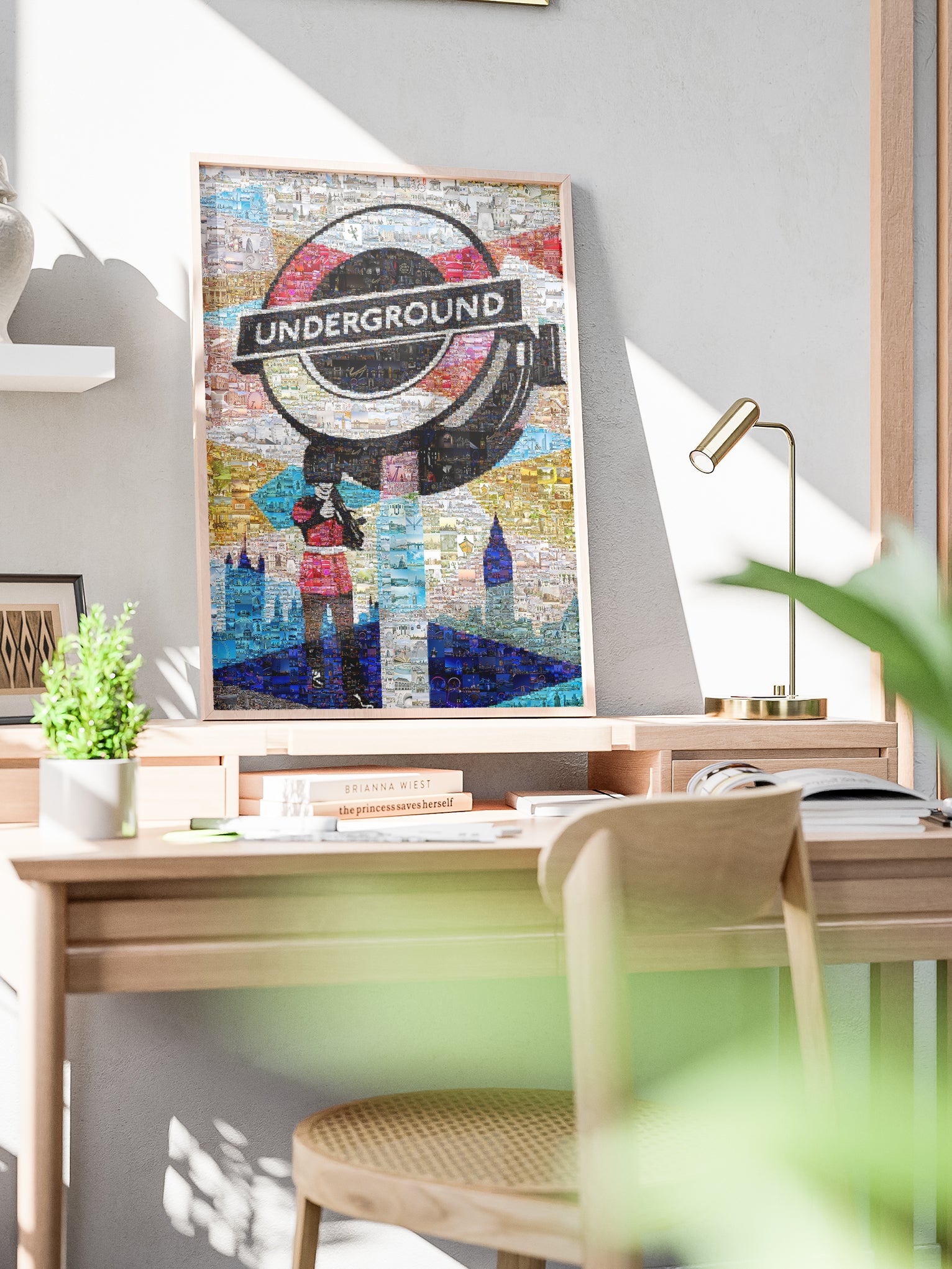 Stunning London Underground Mosaic Artwork | Unique Wall Decor for London Lovers AtelierMosaics