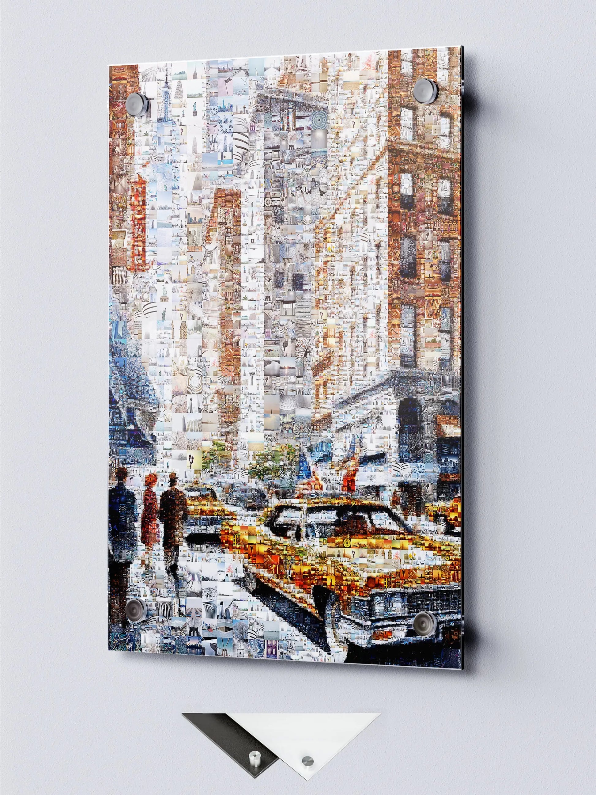 Stunning NYC Mosaic Artwork - Capture the Essence of the City in a Unique Collage of Iconic Landmarks AtelierMosaics