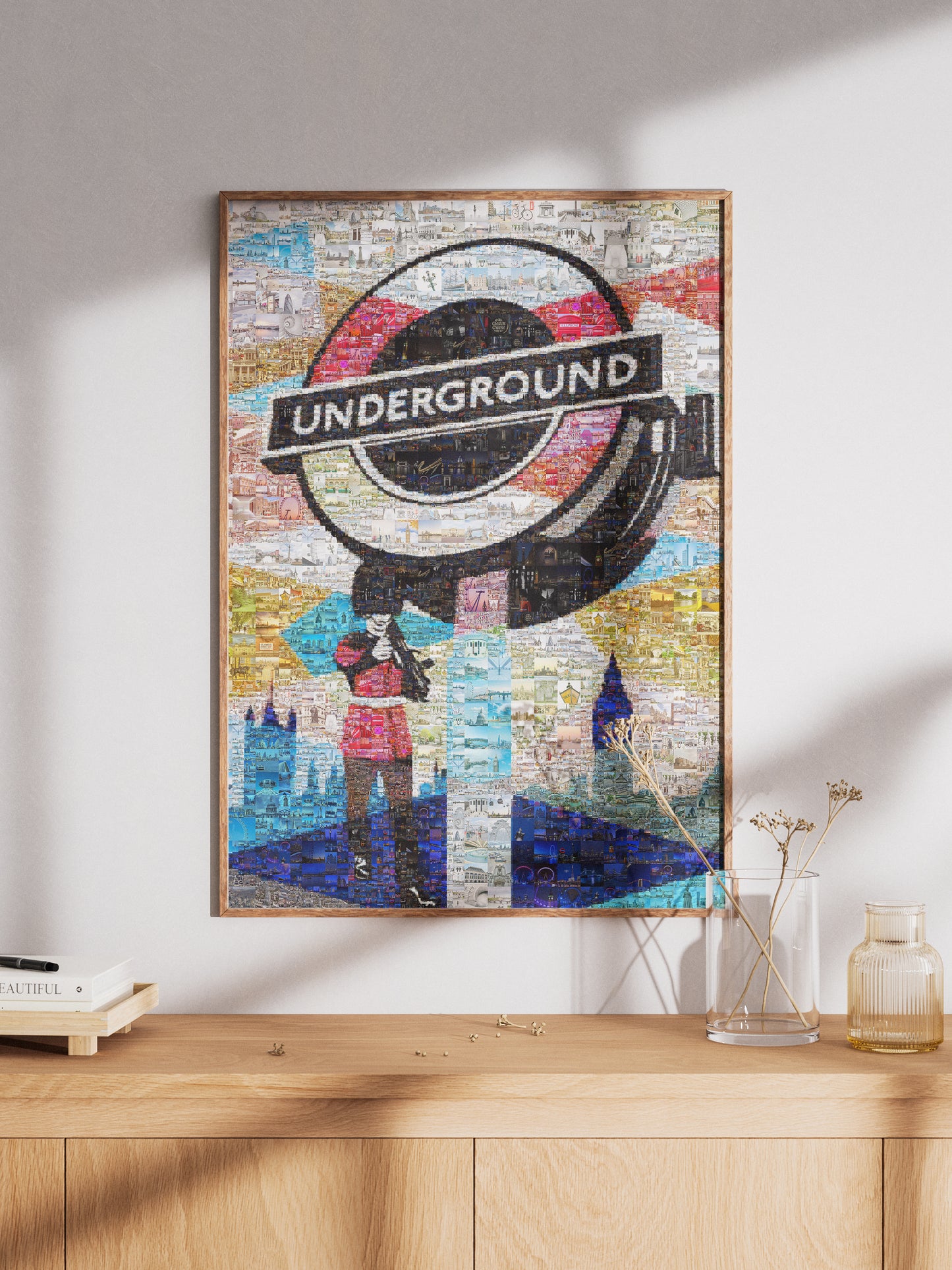 Stunning London Underground Mosaic Artwork | Unique Wall Decor for London Lovers AtelierMosaics