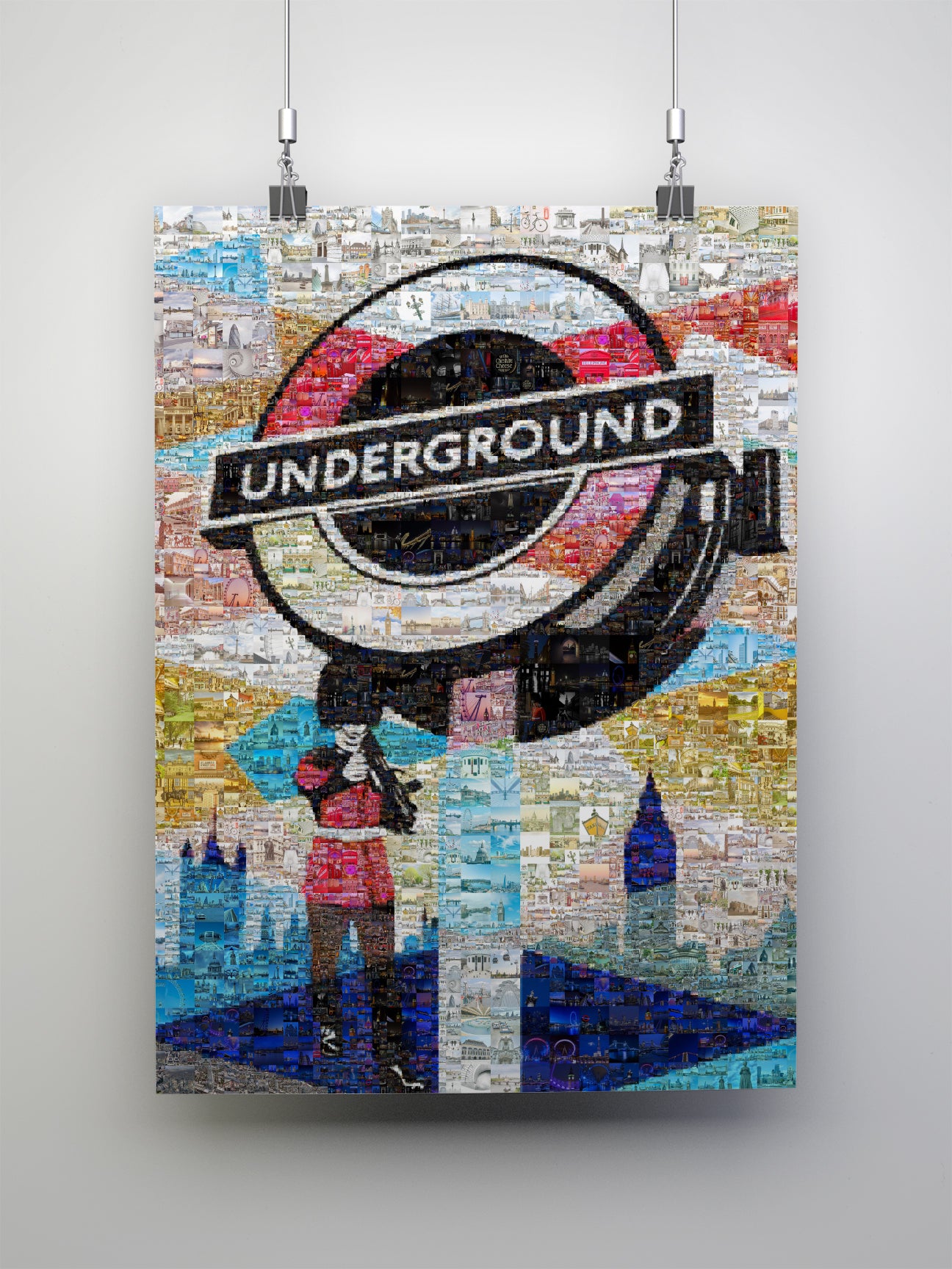 Stunning London Underground Mosaic Artwork | Unique Wall Decor for London Lovers AtelierMosaics