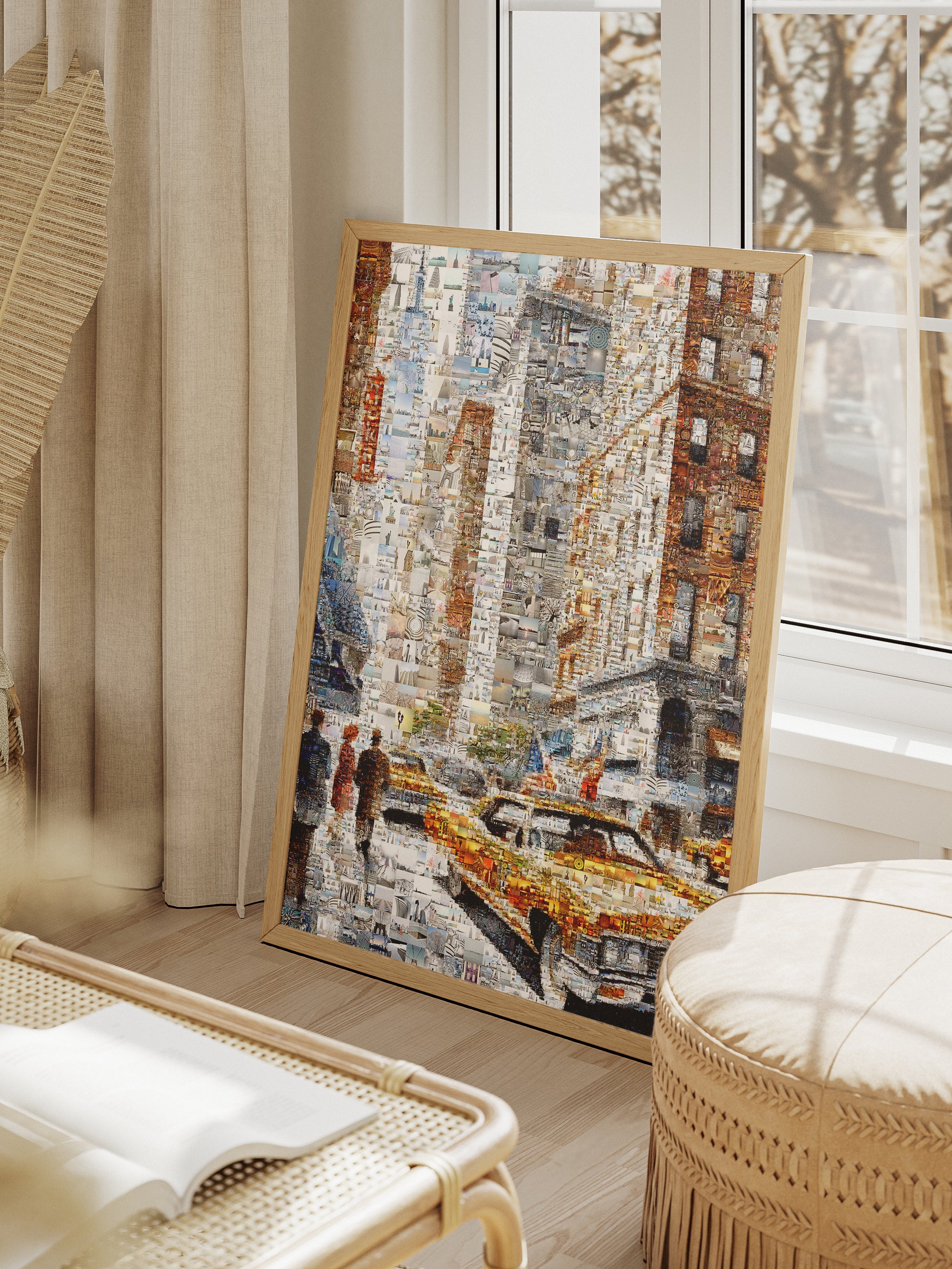 Stunning NYC Mosaic Artwork - Capture the Essence of the City in a Unique Collage of Iconic Landmarks AtelierMosaics