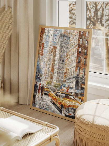 Stunning NYC Mosaic Artwork - Capture the Essence of the City in a Unique Collage of Iconic Landmarks AtelierMosaics