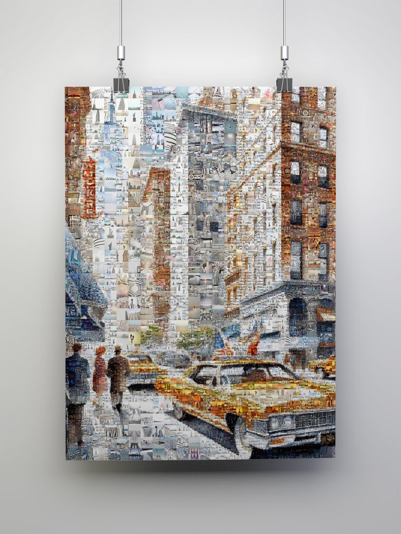 Stunning NYC Mosaic Artwork - Capture the Essence of the City in a Unique Collage of Iconic Landmarks AtelierMosaics