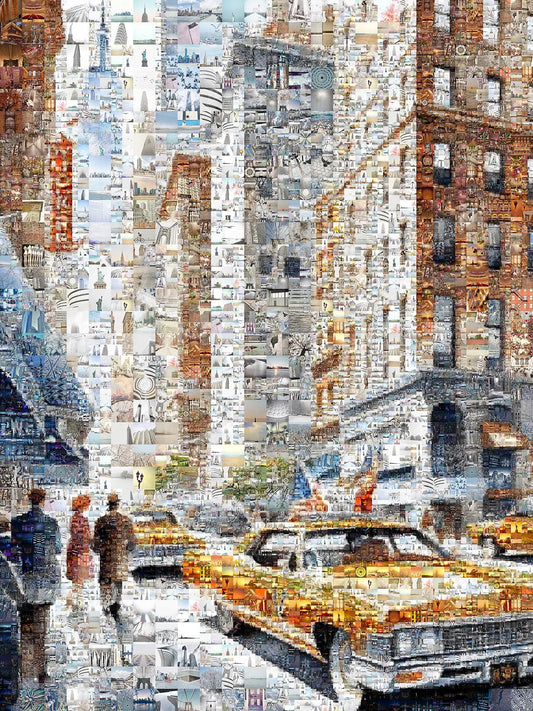 Stunning NYC Mosaic Artwork - Capture the Essence of the City in a Unique Collage of Iconic Landmarks AtelierMosaics