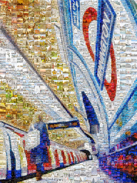 Stunning London Mosaic Artwork - Captivating Cityscape in Vibrant Colors AtelierMosaics