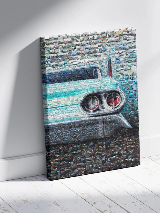 Stunning Mosaic Artwork of Classic Cars - Unique and Eye-Catching Car Decor for Auto Enthusiasts AtelierMosaics