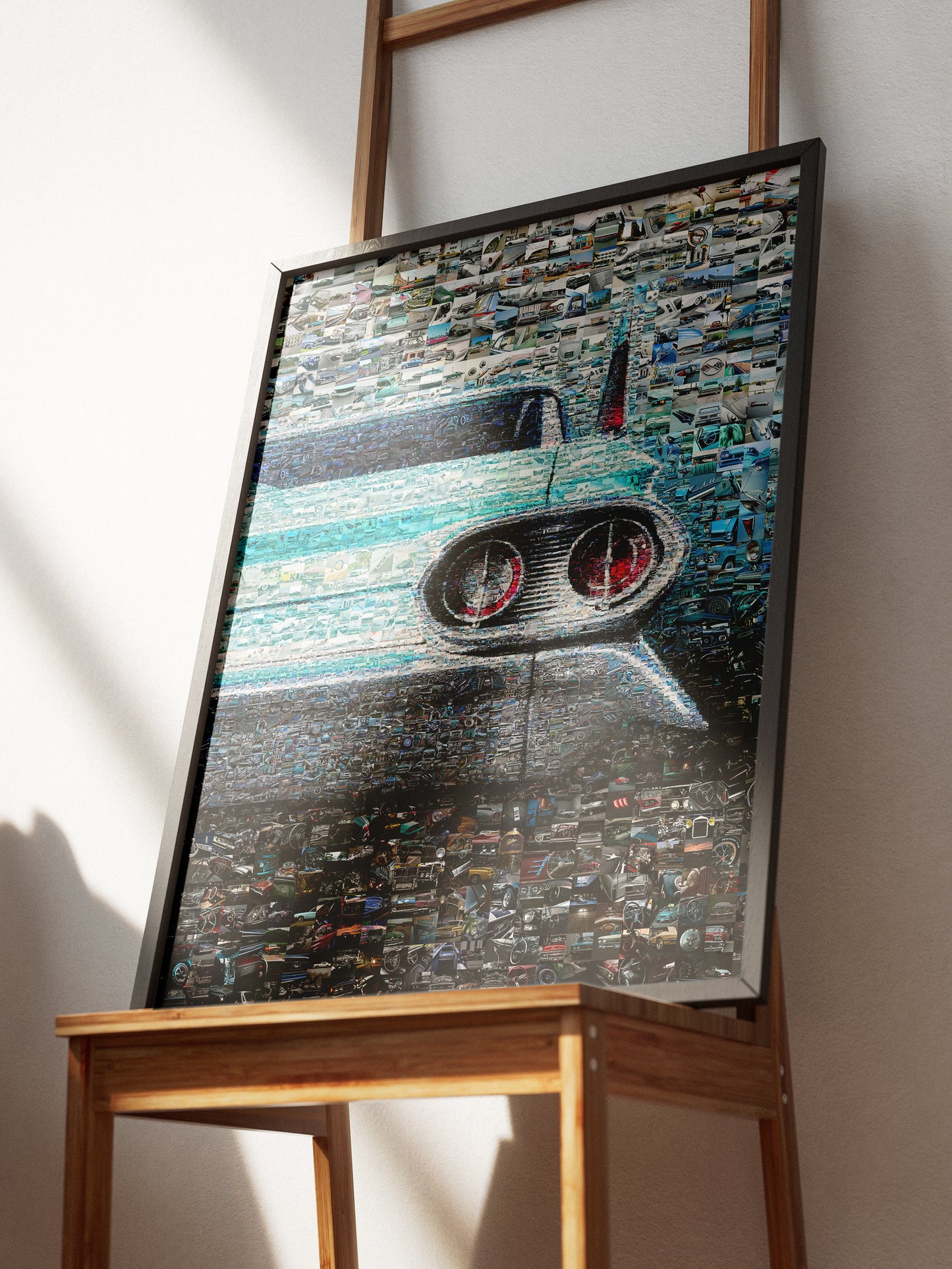 Stunning Mosaic Artwork of Classic Cars - Unique and Eye-Catching Car Decor for Auto Enthusiasts AtelierMosaics