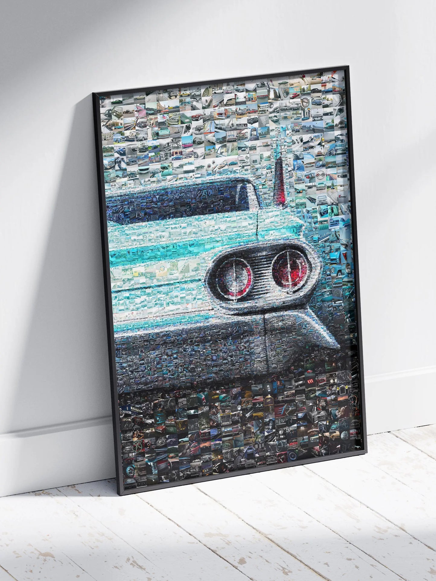Stunning Mosaic Artwork of Classic Cars - Unique and Eye-Catching Car Decor for Auto Enthusiasts AtelierMosaics