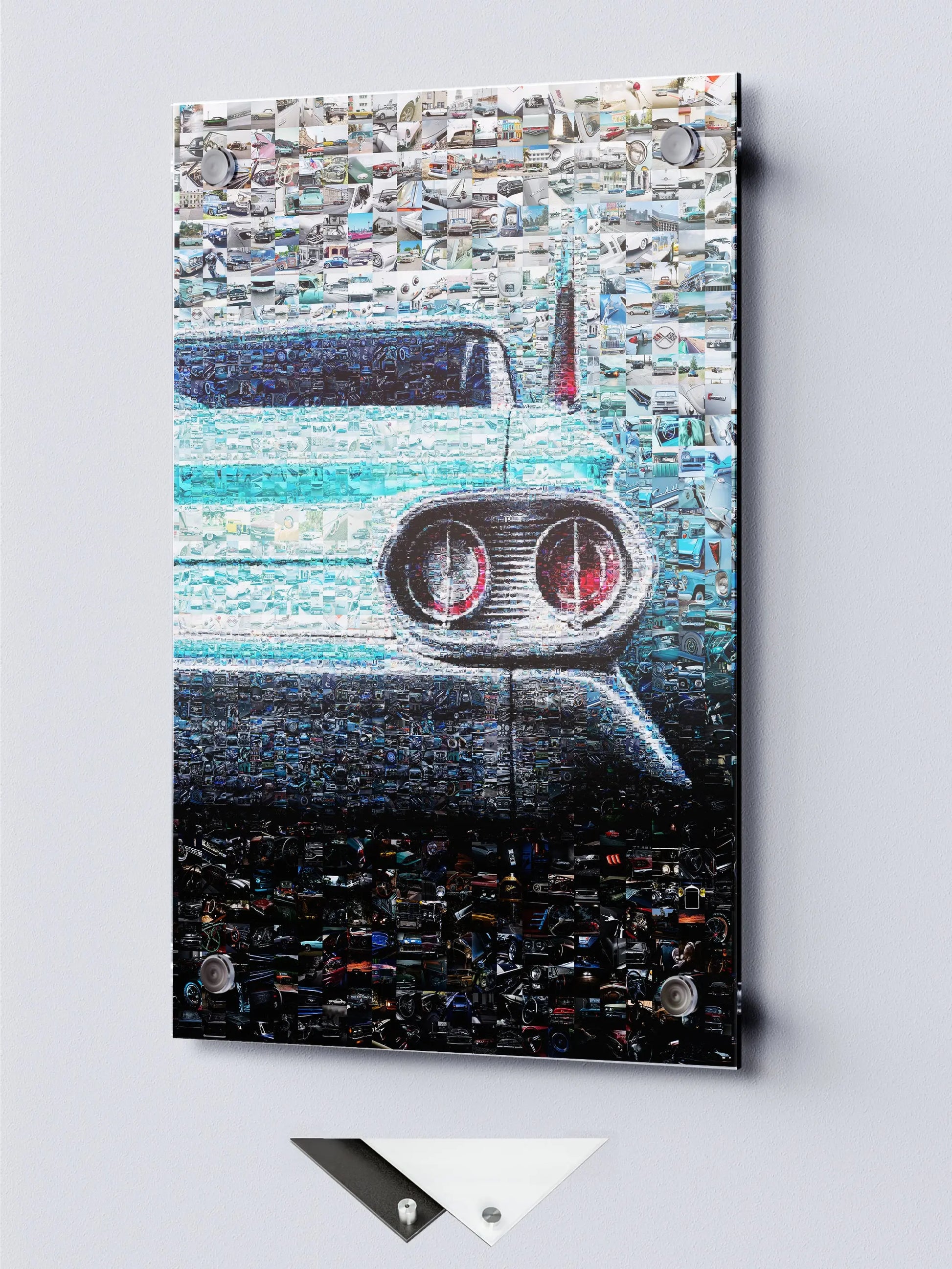 Stunning Mosaic Artwork of Classic Cars - Unique and Eye-Catching Car Decor for Auto Enthusiasts AtelierMosaics